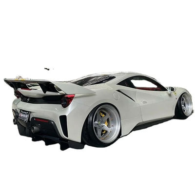 Углеродный волокно широкофюзеляжный Ferrari 488pista спойлер Углеродный волокно спойлер крыльцо