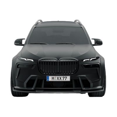Для BMW X7 Карбоновое корпусное оборудование X7 Карбоновое корпусное оборудование передний губный диффузор спойлер капюшон Боковая юбка Широкий корпус