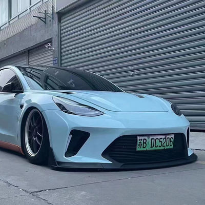 Новый продукт Model 3 Body Kit Model 3 Передние и задние бамперы 2019-2022 Резиновые волокна