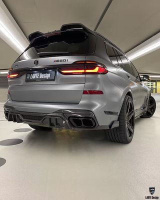 BMW X7 Корпус из углеродного волокна X7 LD стиль углеродного волокна передний губный диффузор Спойлер капота колесная арка