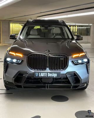 BMW X7 Корпус из углеродного волокна X7 LD стиль углеродного волокна передний губный диффузор Спойлер капота колесная арка