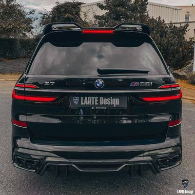 BMW X7 Корпус из углеродного волокна X7 LD стиль углеродного волокна передний губный диффузор Спойлер капота колесная арка