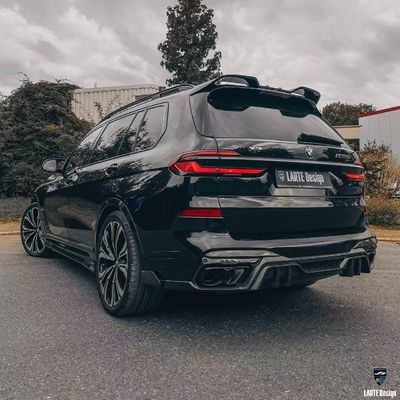 BMW X7 Корпус из углеродного волокна X7 LD стиль углеродного волокна передний губный диффузор Спойлер капота колесная арка