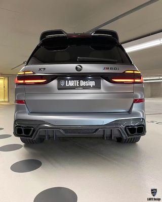 BMW X7 Корпус из углеродного волокна X7 LD стиль углеродного волокна передний губный диффузор Спойлер капота колесная арка