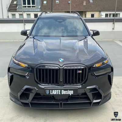 BMW X7 Корпус из углеродного волокна X7 LD стиль углеродного волокна передний губный диффузор Спойлер капота колесная арка