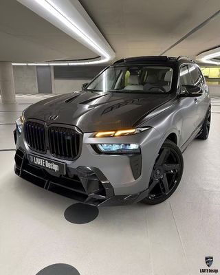 BMW X7 Корпус из углеродного волокна X7 LD стиль углеродного волокна передний губный диффузор Спойлер капота колесная арка