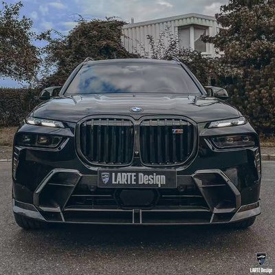 BMW X7 Корпус из углеродного волокна X7 LD стиль углеродного волокна передний губный диффузор Спойлер капота колесная арка