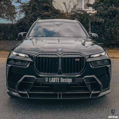 BMW X7 Корпус из углеродного волокна X7 LD стиль углеродного волокна передний губный диффузор Спойлер капота колесная арка