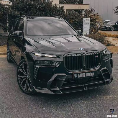 BMW X7 Корпус из углеродного волокна X7 LD стиль углеродного волокна передний губный диффузор Спойлер капота колесная арка