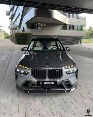BMW X7 Корпус из углеродного волокна X7 LD стиль углеродного волокна передний губный диффузор Спойлер капота колесная арка