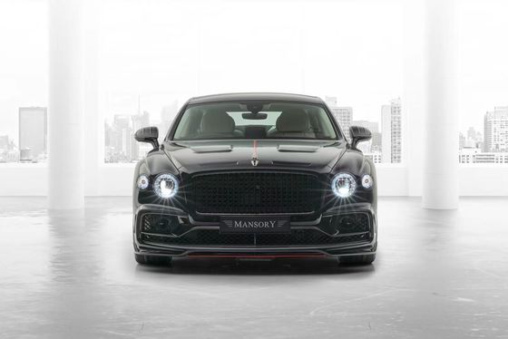 Bentley Flying Spur Корпус из углеродного волокна Комплект модернизации Flying Spur Диффузер передней губы в стиле MANSORY Комплект корпуса капота Spoiler