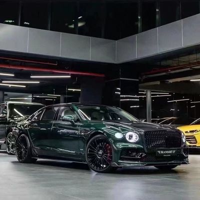 Bentley Flying Spur Корпус из углеродного волокна Комплект модернизации Flying Spur Диффузер передней губы в стиле MANSORY Комплект корпуса капота Spoiler