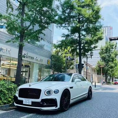 Bentley Flying Spur Корпус из углеродного волокна Комплект модернизации Flying Spur Диффузер передней губы в стиле MANSORY Комплект корпуса капота Spoiler