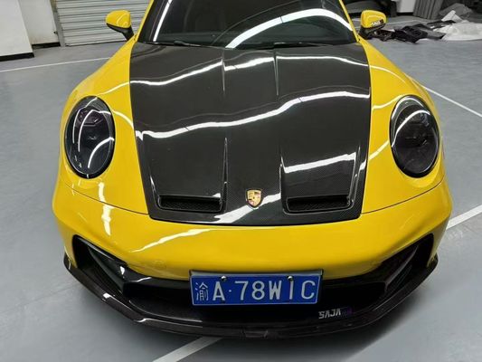 Porsche 992 Корпус из углеродного волокна Kit 992 GT3 передний и задний бампер боковой юбки спойлер капот