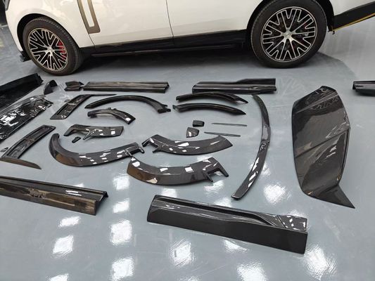 Land Rover Range Rover Корпус из углеродного волокна Range Rover Усовершенствованный диффузер передних губ в стиле Mansory Спойлер капот колеса арки боковой юбки
