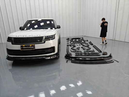 Land Rover Range Rover Корпус из углеродного волокна Range Rover Усовершенствованный диффузер передних губ в стиле Mansory Спойлер капот колеса арки боковой юбки