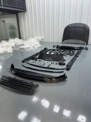 Land Rover Range Rover Корпус из углеродного волокна Range Rover Усовершенствованный диффузер передних губ в стиле Mansory Спойлер капот колеса арки боковой юбки