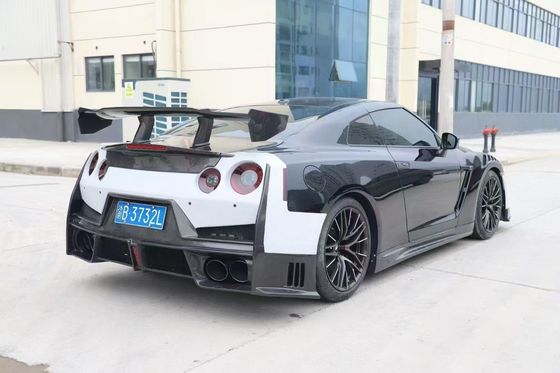 Nissan GTR Корпус из углеродного волокна Kit GTR r35 Усовершенствованный 2024nismo стиль передний и задний бампер спойлеры крыльцо крылья