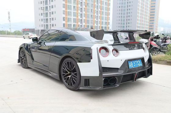 Nissan GTR Корпус из углеродного волокна Kit GTR r35 Усовершенствованный 2024nismo стиль передний и задний бампер спойлеры крыльцо крылья