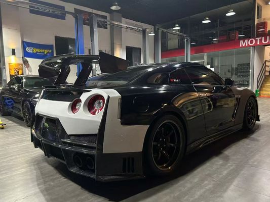 Nissan GTR Корпус из углеродного волокна Kit GTR r35 Усовершенствованный 2024nismo стиль передний и задний бампер спойлеры крыльцо крылья