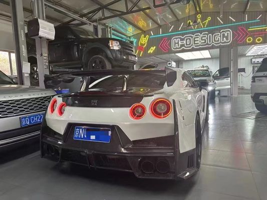 Nissan GTR Корпус из углеродного волокна Kit GTR r35 Усовершенствованный 2024nismo стиль передний и задний бампер спойлеры крыльцо крылья