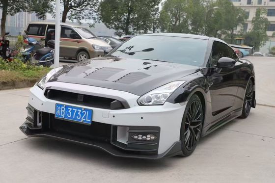 Nissan GTR Корпус из углеродного волокна Kit GTR r35 Усовершенствованный 2024nismo стиль передний и задний бампер спойлеры крыльцо крылья