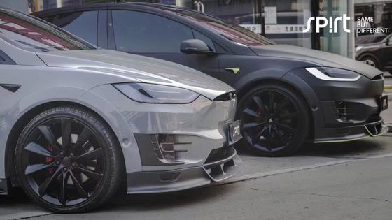 Tesla модель X Carbon Fiber Body Kit модель X Carbon Fiber передний губный диффузор Спойлер капота колеса арки широкий корпус