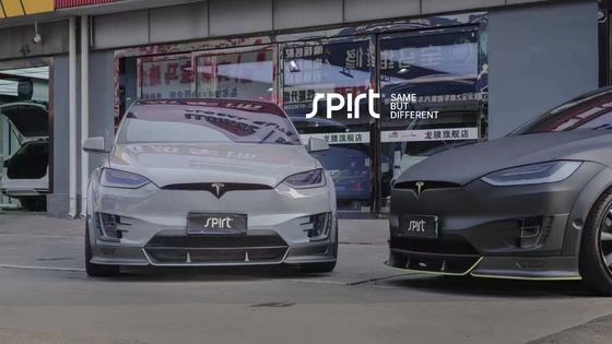 Tesla модель X Carbon Fiber Body Kit модель X Carbon Fiber передний губный диффузор Спойлер капота колеса арки широкий корпус