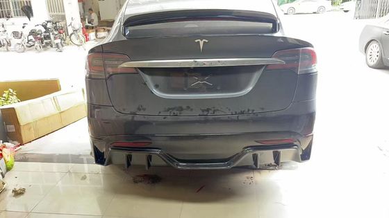 Tesla модель X Carbon Fiber Body Kit модель X Carbon Fiber передний губный диффузор Спойлер капота колеса арки широкий корпус
