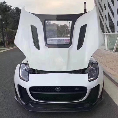 Высококачественный карбоновый капот из углеродного волокна типа F для капота Jaguar F-Type Upgrade IMP Style