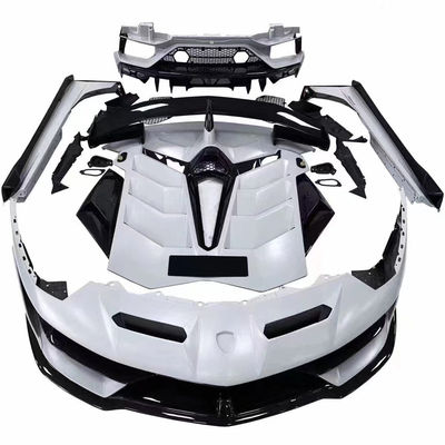 Для Lamborghini Aventador LP700 LP720 Карбоновое корпусное комплектующее Aventador Усовершенствованный стиль SVJ Передний и задний бампер Спойлер корпусное комплектующее