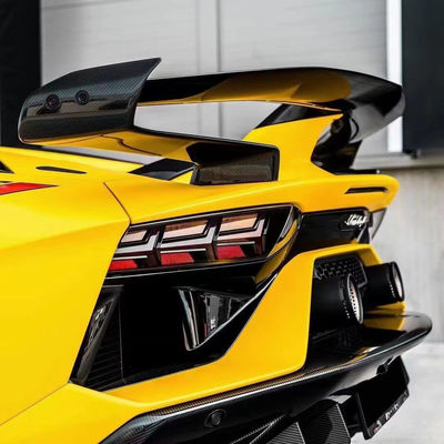 Для Lamborghini Aventador LP700 LP720 Карбоновое корпусное комплектующее Aventador Усовершенствованный стиль SVJ Передний и задний бампер Спойлер корпусное комплектующее