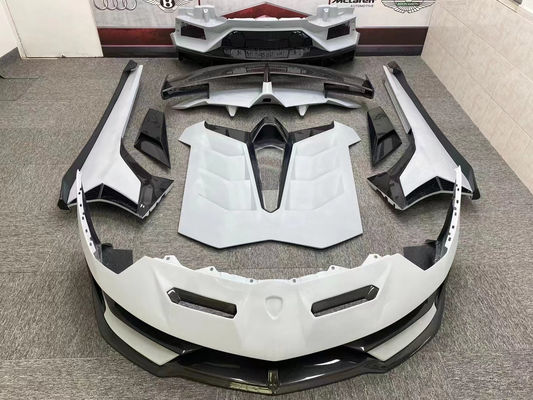 Для Lamborghini Aventador LP700 LP720 Карбоновое корпусное комплектующее Aventador Усовершенствованный стиль SVJ Передний и задний бампер Спойлер корпусное комплектующее