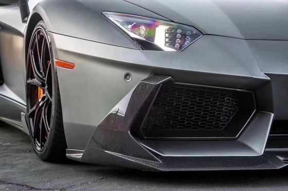 Для Lamborghini LP700 Углеродные волокна корпус комплект LP700 Усовершенствовать VORs стиль Углеродные волокна передние губы диффузер спойлер