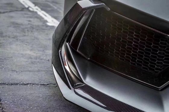 Для Lamborghini LP700 Углеродные волокна корпус комплект LP700 Усовершенствовать VORs стиль Углеродные волокна передние губы диффузер спойлер