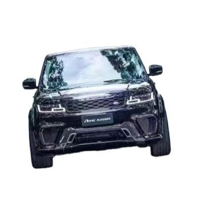 Runde ASPEC Style CF&amp; FRP Wide Body Kit Front Bumper Rear Bumper Side Skirt Fender для Land Rover RANGE ROVE SPORT 2014-2017 годов