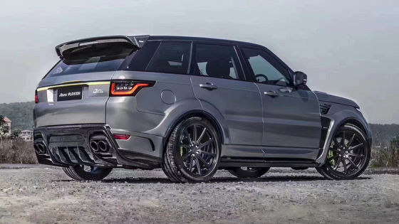 Runde ASPEC Style CF&amp; FRP Wide Body Kit Front Bumper Rear Bumper Side Skirt Fender для Land Rover RANGE ROVE SPORT 2014-2017 годов