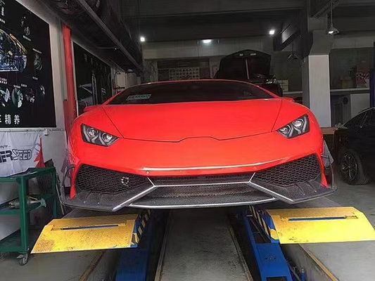 Для Lamborghini LP580 LP610 Карбоновая фигура LP580 LP610 Усовершенствованный стиль MSY Передний губный диффузор Спойлер Боковая юбка