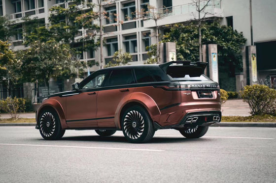 Для Land Rover Велар Карбоновое корпусное комплектующее Велар модернизирует LM-стиль передний и задний бампер спойлер широкофюзеляжный комплект