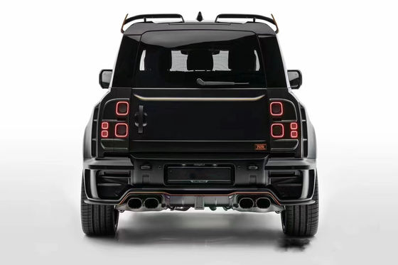 Для Land Rover Defender Комплект корпуса из углеродного волокна Defender Upgrades MSY-style Front Lip Diffuser Spoiler Комплект корпуса из углеродного волокна