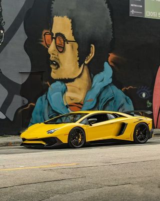 Для Lamborghini Aventador LP700 Комплект корпуса из углеродного волокна Aventador Усовершенствованный 740SV Передний и задний бампер спойлеры