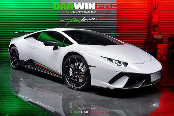 Для Lamborghini LP580 LP610 Комплект корпуса из углеродного волокна LP580 LP610 Усовершенствованный передний и задний бампер в стиле LP640