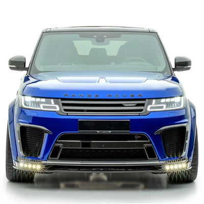 Замена ремонта Land Rover кузовный комплект 2017 - 2019 Спойлер капот смола волокна передняя губа