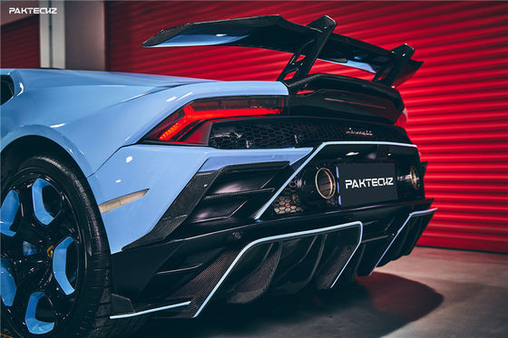 Новый продукт Комплект корпуса из углеродного волокна для Lamborghini Huracan EVO Huracan EVO Углеродный волокно спереди лопаты диффузер спойлер