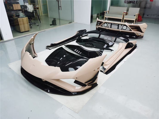 Новый продукт для Lamborghini Huracan LP580 LP610 Куриный комплект Huracan LP580 LP610 Обновление EVO Передние и задние бамперы