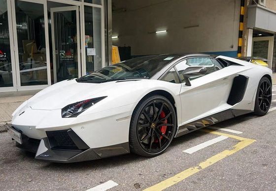 Для Lamborghini LP700 LP750 Карбоновая фигура LP700 750 Усовершенствованный Novi Передняя лопатка Боковая юбка