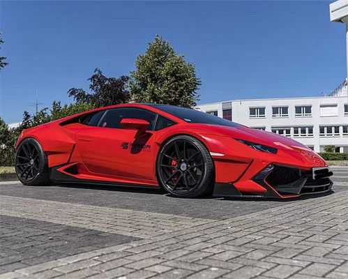 Для Lamborghini LP580 LP610 Carbon Fiber Widebody Kit LP580 LP610 Усовершенствованный передний и задний бамперный спойлер в стиле PD