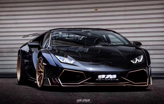 Для Lamborghini LP580 LP610 Carbon Fiber Widebody Kit LP580 LP610 Усовершенствованный передний и задний бамперный спойлер в стиле PD