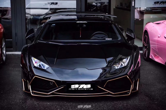Для Lamborghini LP580 LP610 Carbon Fiber Widebody Kit LP580 LP610 Усовершенствованный передний и задний бамперный спойлер в стиле PD