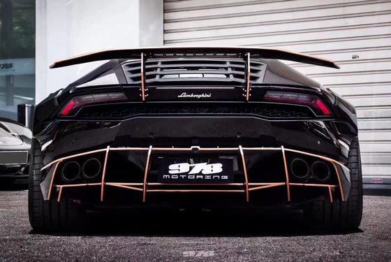 Для Lamborghini LP580 LP610 Carbon Fiber Widebody Kit LP580 LP610 Усовершенствованный передний и задний бамперный спойлер в стиле PD